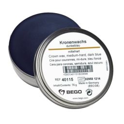 Kronenwas 70 g donkerblauw middel